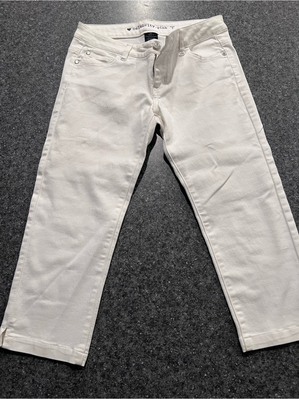 Celebrity Pink White Women's Denim Shorts